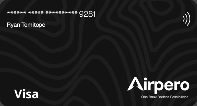 Airpero Visa virtual card